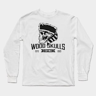 Wood Skulls Long Sleeve T-Shirt